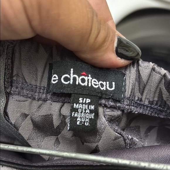 Le Chateau Strapless Black and Gray, with pockets Dress- small - Picture 2 of 9